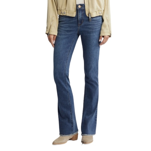 Wit & Wisdom #245BLART Luxe Touch Blue Artisanal High Waist Bootcut Jeans - Picture 14 of 14